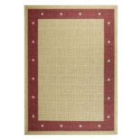 Kusový koberec SISALO/DAWN 879/O44P (J84 Red) – na ven i na doma - 67x120 cm Oriental Weavers ko