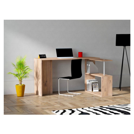 Rohový psací stůl CAYKO borovice atlantská Kalune Design