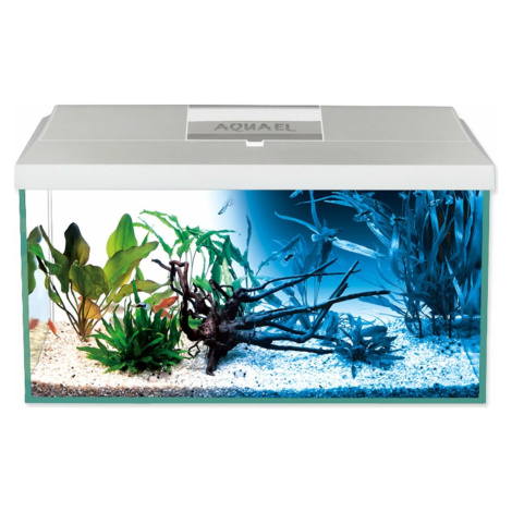 Akvarijný set Aquael LEDDY LED Day & Night biely 60x30x30cm 54l
