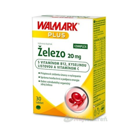 Walmark Železo 20 mg 30 tabliet