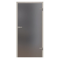 Sklenené dvere Naturel Glasa ľavé 80 cm dark Grey čiré GLASA1G80L