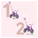 Trojkolka skladacia Folding Fun Trike 2in1 Pink smarTrike ružová s bezpečnostným pásom od 15 mes