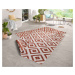 Kusový koberec Twin-Wendeteppiche 103130 terra creme – na ven i na doma - 80x350 cm NORTHRUGS - 