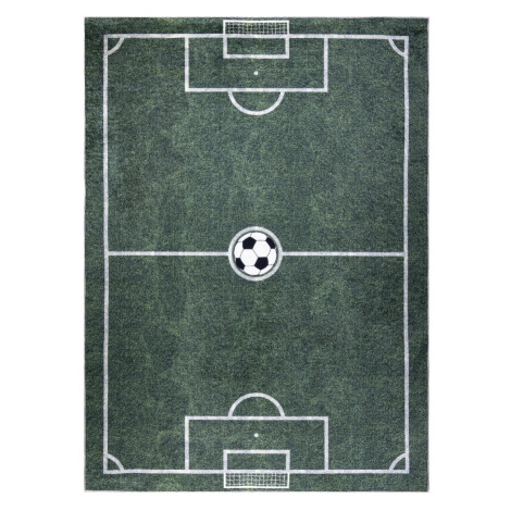 Detský kusový koberec Bambino 2138 Football green Rozmery kobercov: 180x270