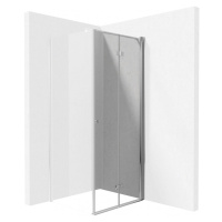 DEANTE - Kerria plus chróm - Sprchové dvere bez stenového profilu, systém Kerria Plus, 90 cm - s