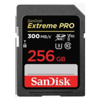 SanDisk SDHC karta 256 GB Extreme PRO (300 MB/s, Class 10, UHS-II U3 V90)