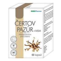 EDENPHARMA ČERTOV PAZÚR + MSM 60 kapsúl