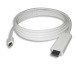 PREMIUMCORD Mini DisplayPort kábel 1.2 na HDMI 2.0, pre rozlíšenie 4Kx2K@60Hz, 3 m