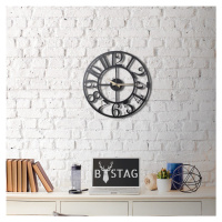 Kovové nástenné hodiny The Old Times, 50 × 50 cm