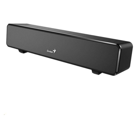 GENIUS repro USB SoundBar 100/ drátový/ 6W/ USB/ 3,5" jack/ černý