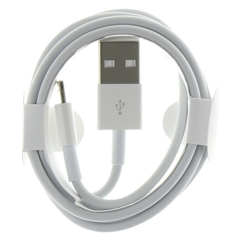 Kábel Apple MD818 iPhone 5, USB-A na Lightning, biely (Bulk)