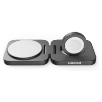 Cubenest 2in1 Magnetic Wireless charger S211 Fold Pro Grey