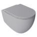 Isvea Isvea, INFINITY WC sedátko SLIM, Easy Take, Soft Close, stone grey, 40KF0547I-S