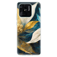 Odolné silikónové puzdro iSaprio - Gold Petals - Xiaomi Redmi 10C