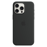 Apple silikónový kryt s MagSafe na iPhone 15 Pro Max čierny