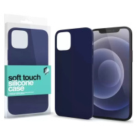 Apple iPhone 11 Pro Max, Silikónové puzdro, Xprotector Soft Touch, tmavomodré