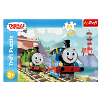 Trefl Puzzle 24 Maxi - Tom a Percy na koľajniciach / Thomas and Friends
