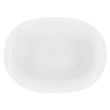 Altom Servírovací tanier z opálového skla White harmony 23 x 16 cm
