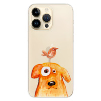Odolné silikónové puzdro iSaprio - Dog And Bird - iPhone 14 Pro Max