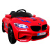 mamido  Elektrické autíčko Cabrio B6 v červenom prevedení pre detskú zábavu