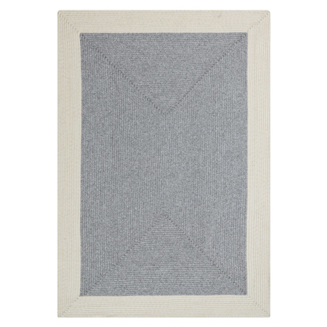 Kusový koberec Braided 105555 Grey Creme – na ven i na doma - 120x170 cm NORTHRUGS - Hanse Home 