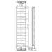 Aqualine Aqualine, BONDI vykurovacie teleso 600x1798mm, antracit, DC455T