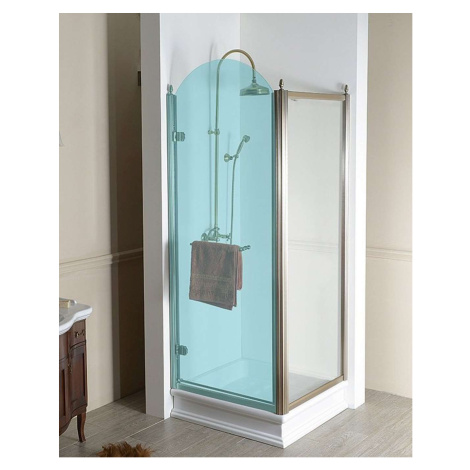 Gelco Antique - Sprchová stena 100 cm, Coated Glass, bronz/číre sklo GQ5610C