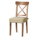Dekoria Sedák na stoličku Ingolf, vanilka, návlek na stoličku Inglof, Loneta, 133-03