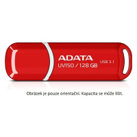 ADATA Flash Disk 64GB UV150, USB 3.1 disk Dash Drive (R:90/W:20 MB/s) červený