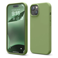 Elago kryt Silicone Case pre iPhone 15 - Cedar Green