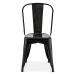Čierne kovové jedálenské stoličky v súprave 2 ks Korona – Furnhouse