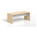 DREVONA33 Kancelársky stôl LUTZ 180x80 breza + biela