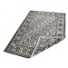 Kusový koberec Twin-Wendeteppiche 103113 schwarz creme Rozmery koberca: 80x250