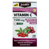 JUTAVIT Vitamín C 1500 mg s vitamínom D3, zinkom, šípkami a extraktom z aceroly 100 tabliet