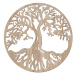 Drevený obraz strom života - Chokmah, Dub Sonoma
