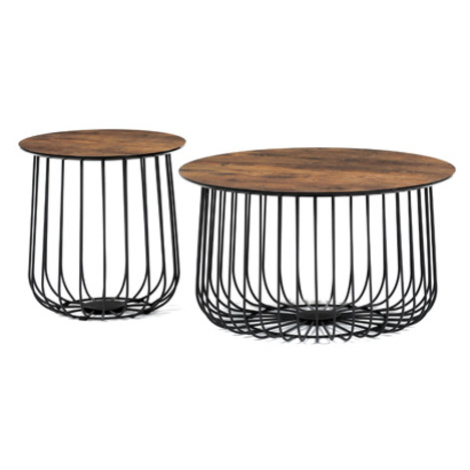 Konferenčný stolík Autronic 60 cm hnedý MDF mat AF-3007 OLW