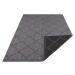 Kusový koberec Twin Supreme 103757 Black / Anthracite Rozmery koberca: 80x250