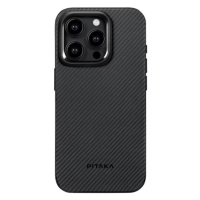 Kryt Pitaka MagEZ Pro 4 600D case, black/grey twill - iPhone 15 Pro (KI1501PPA)