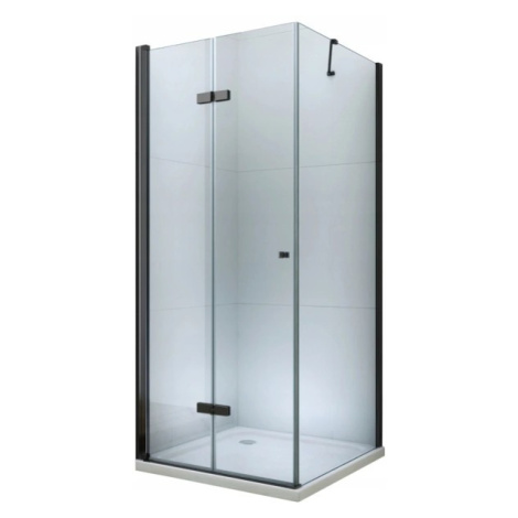 MEXEN/S - LIMA sprchovací kút 100x70, transparent, čierna 856-100-070-70-00