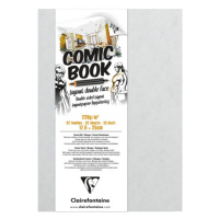 CLAIREFONTAINE COMIC BOOK - Papier na komixové kresby 17,6x25 cm (32 listov)