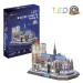 Puzzle 3D Notre Dame de Paris / led - 149 dílků