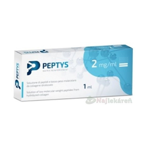 PEPTYS 2 roztok peptidov PEP-21 z kolagénu 2 mg/ml