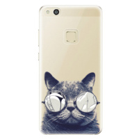 Odolné silikónové puzdro iSaprio - Crazy Cat 01 - Huawei P10 Lite