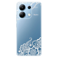 Odolné silikónové puzdro iSaprio - White Lace 02 - Xiaomi Redmi Note 13