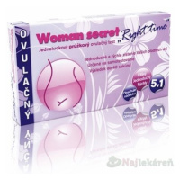 Woman secret RIGHT TIME ovulačný test prúžkový 5v1, 5 ks