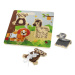 Drevené montessori puzzle, Wood