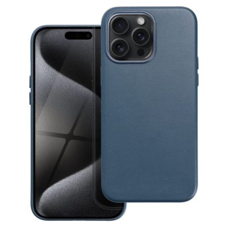 Leather Mag Cover Apple iPhone 16 indigo blue