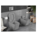 Mexen Teo WC Rimless s WC doskou slim, duroplast, svetlo-šedá matná, 30854061