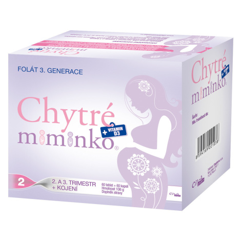 CHYTRÉ MIMINKO s DHA 60 tabliet + 60 kapsúl