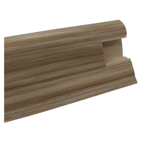 Soklová podlahová lišta SLK50 W276 Ořech virginia, 2500x50x25 mm, hnědá, Döllken